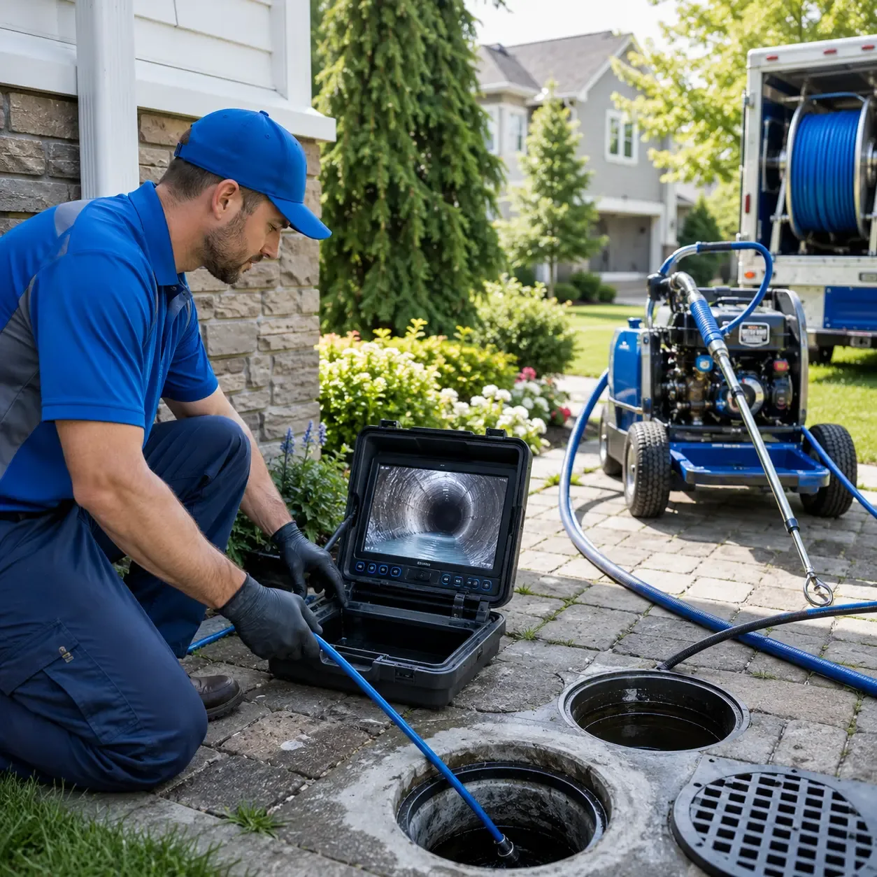Outdoor drain cleaning professionals serving Bass Lake, CA